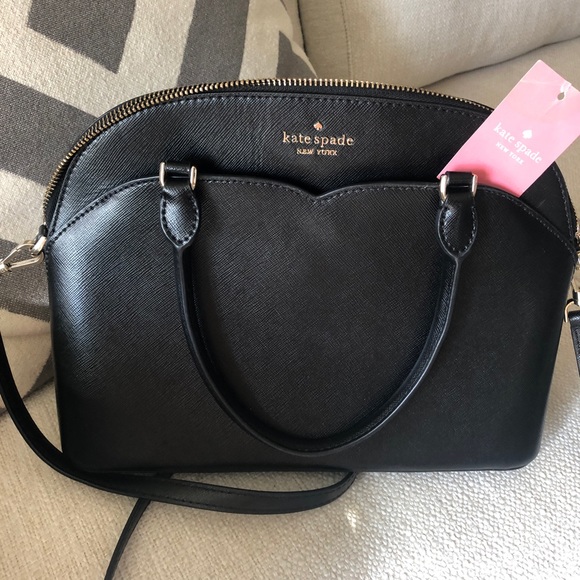 payton medium dome satchel BLACK - Picture 2 of 12